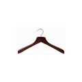 Contoured Deluxe Wooden Coat Hanger